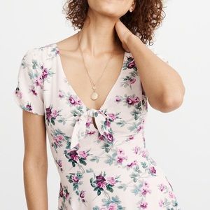 Floral Print Mini Dress